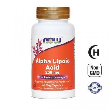 NOW Alfa lipoična kislina - tioktinska kislin  250mg